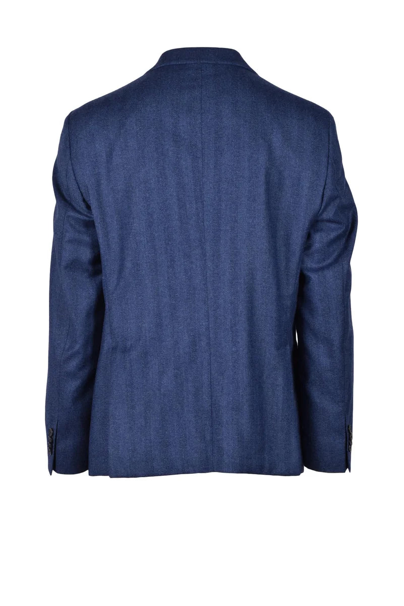 Virgin Wool Jacket - Blue