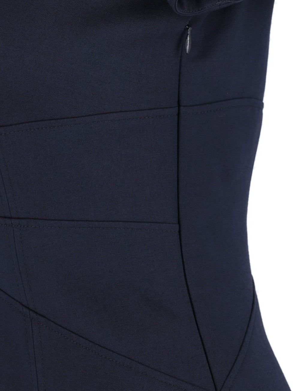 Mini Dress In Navy Wool