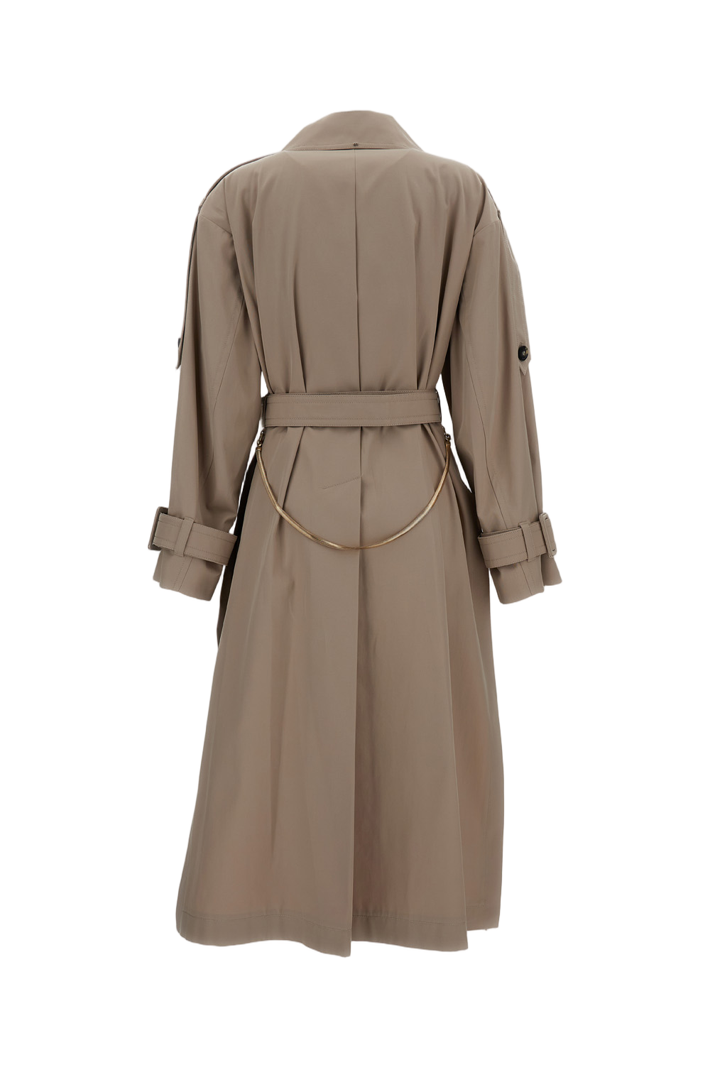 Beige Spxgocce Water Repellent Trench Coat