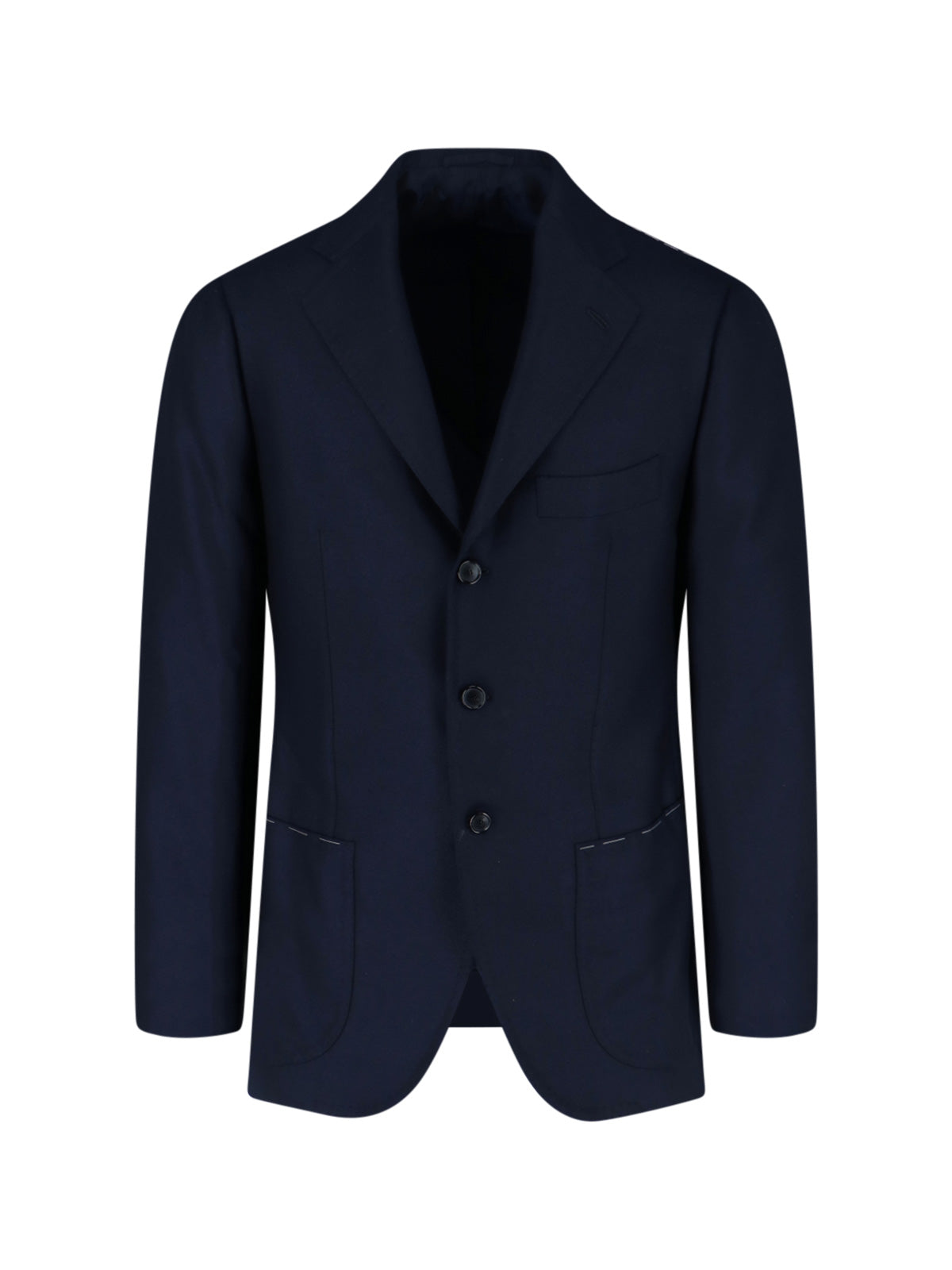 Single-Breasted Blazer – Navy