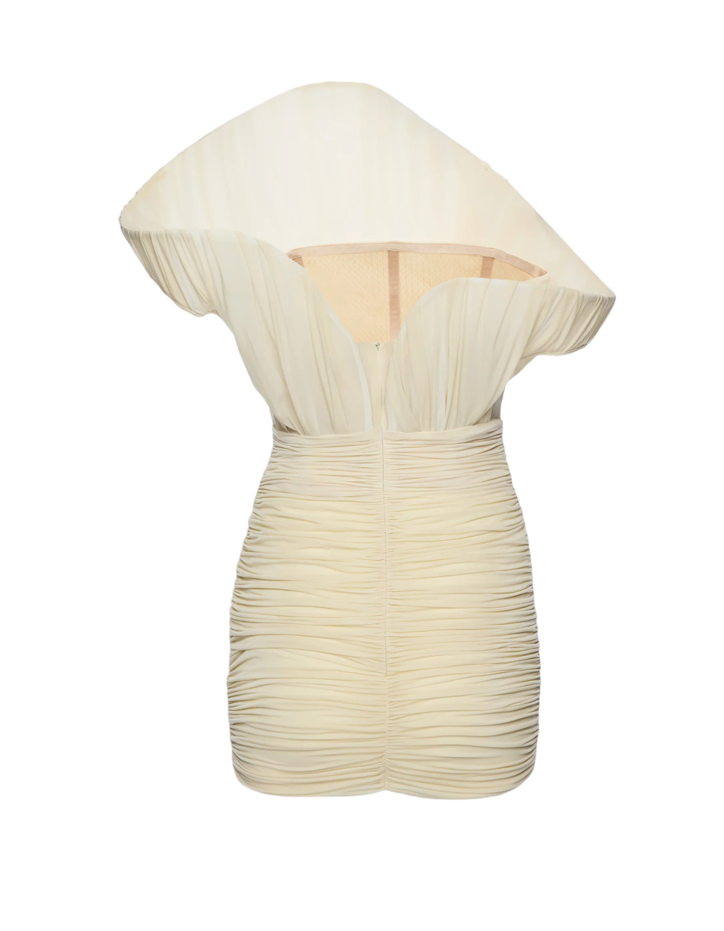 Dramatic One-Shoulder Mini Dress