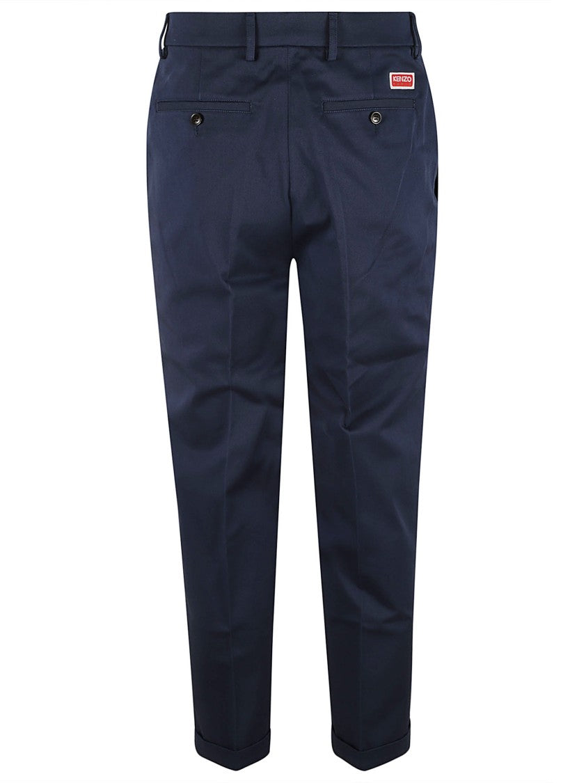 Tailored Fit Trousers With Classic Waistband