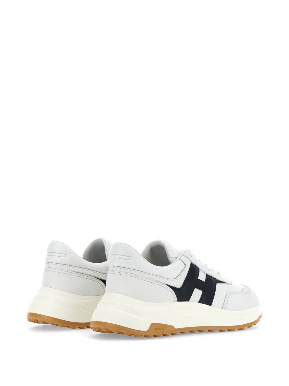 White Silk and Nylon Sneakers