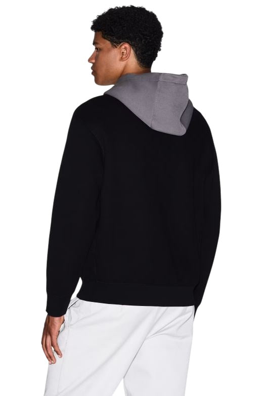 Regular Fit Sweatshirt With Contrasting Hood