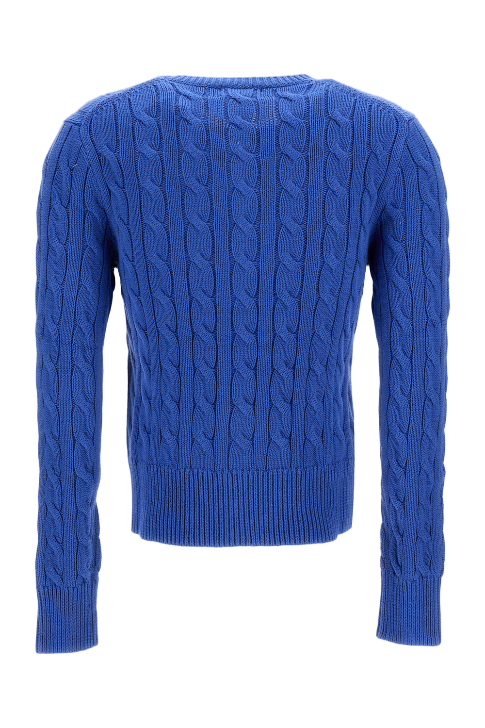 Fitted Cable Knit Cardigan With Button Closure