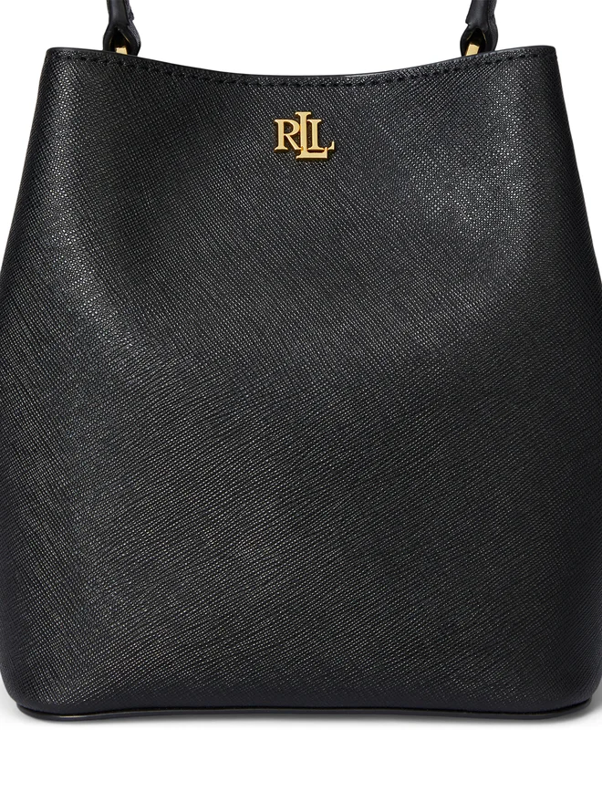 Compact Black Bucket Bag