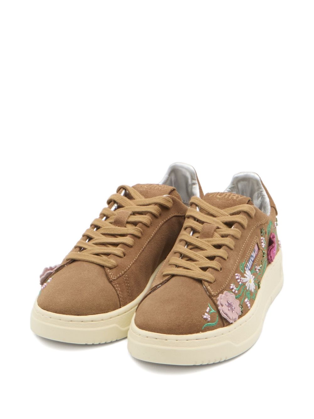 Brown Suede Dallas Low Sneakers