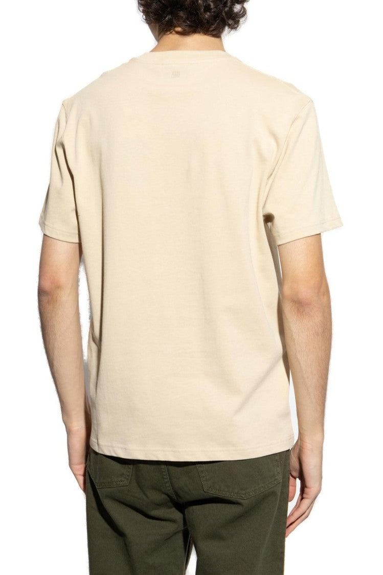 Cropped Short-Sleeved T-Shirt With Minimalistic Design