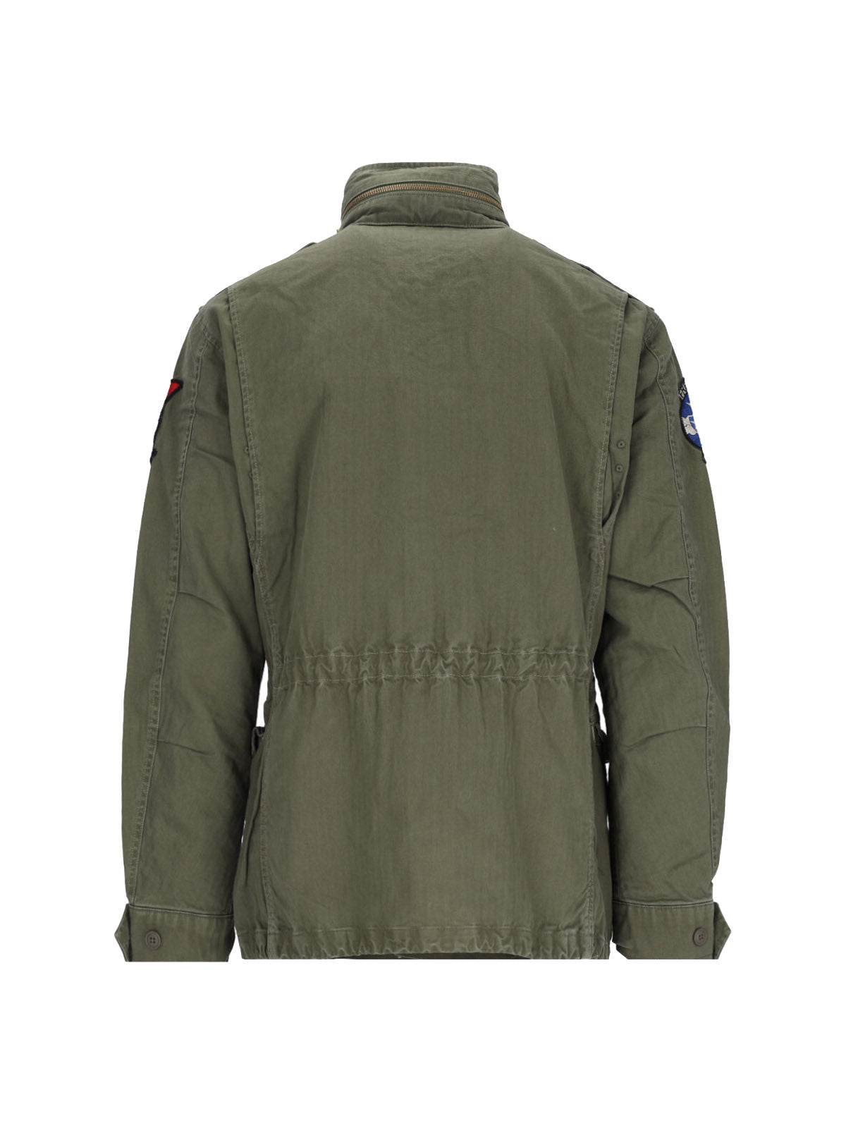 Military Jacket With Patch – Green