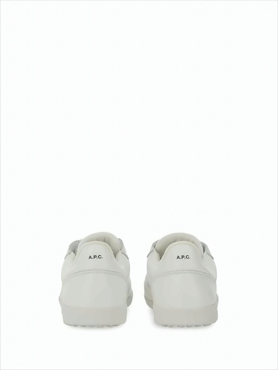 White Sneakers with Textured Rubber Sole