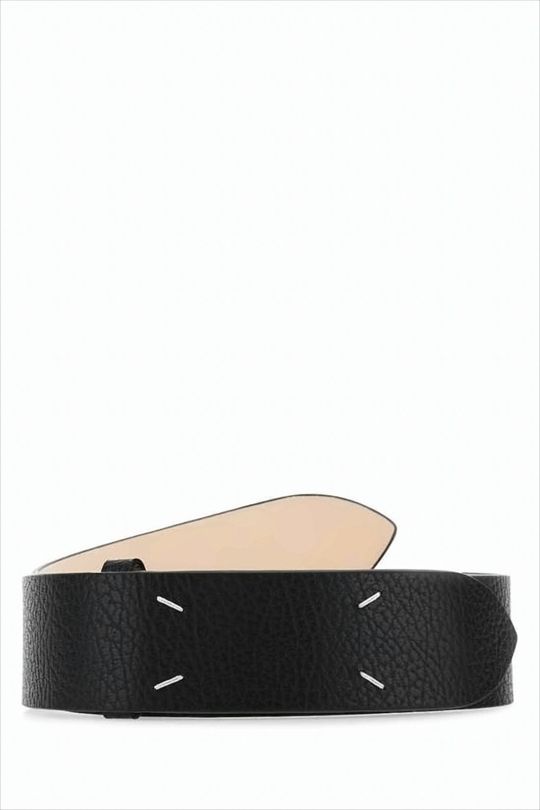 Textured Calf Leather Regular Belt