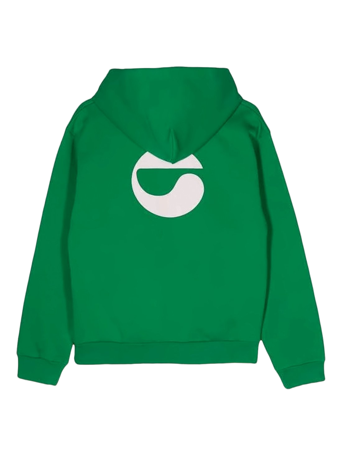 Green Hoodie with Abstract Graphic