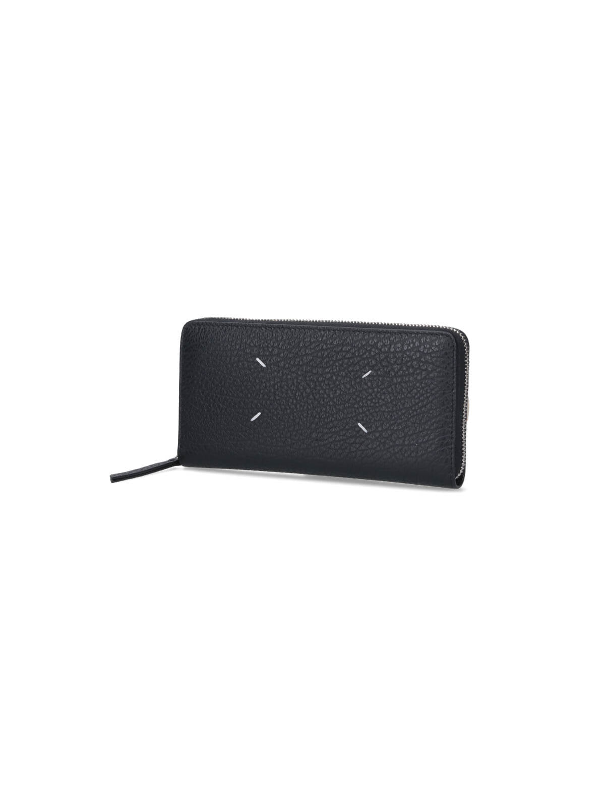 Textured Calf Leather Zip Wallet