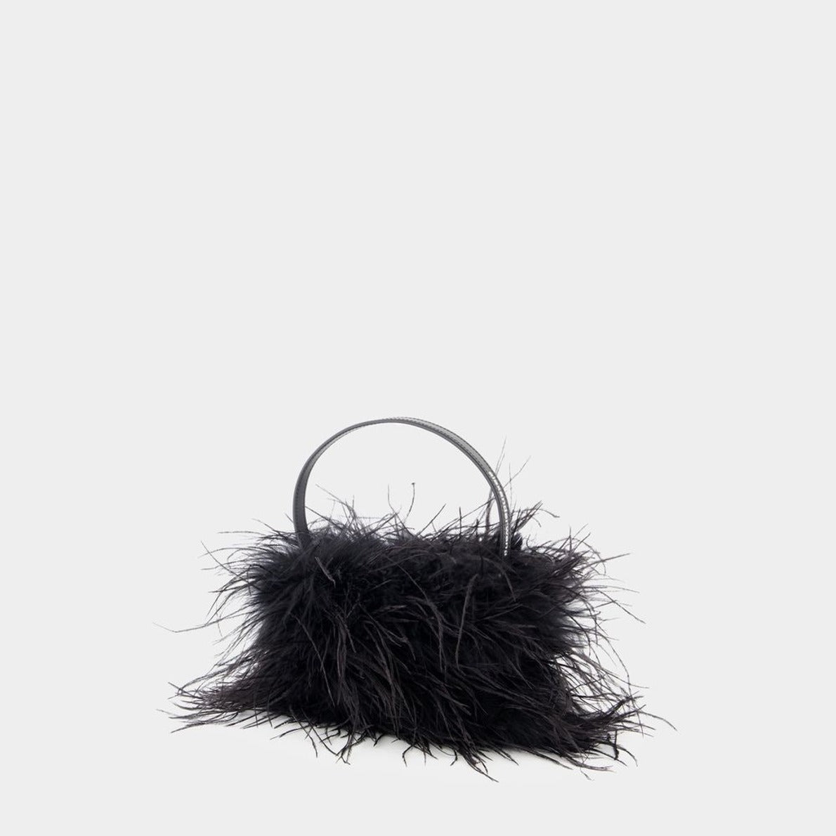 Heiress Medium Handbag - Feather - Black