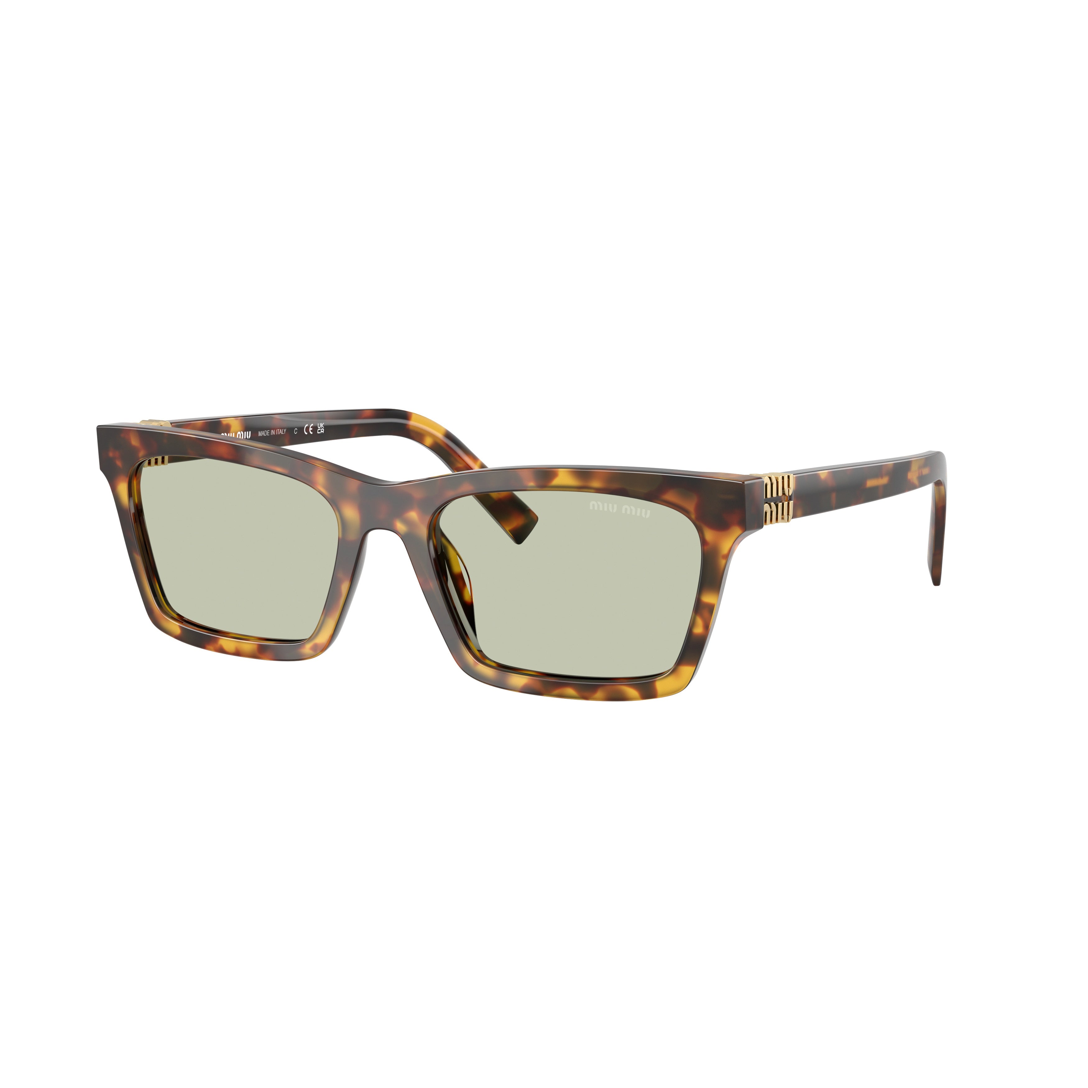 0mu A05s Rectangular Tortoiseshell Acetate Sunglasses