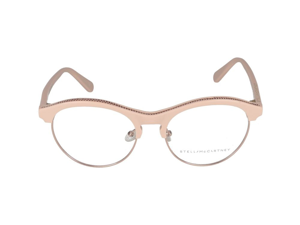 Eyeglasses Stella Mccartney SC0220O 003 gold pink transparent 51/17/140