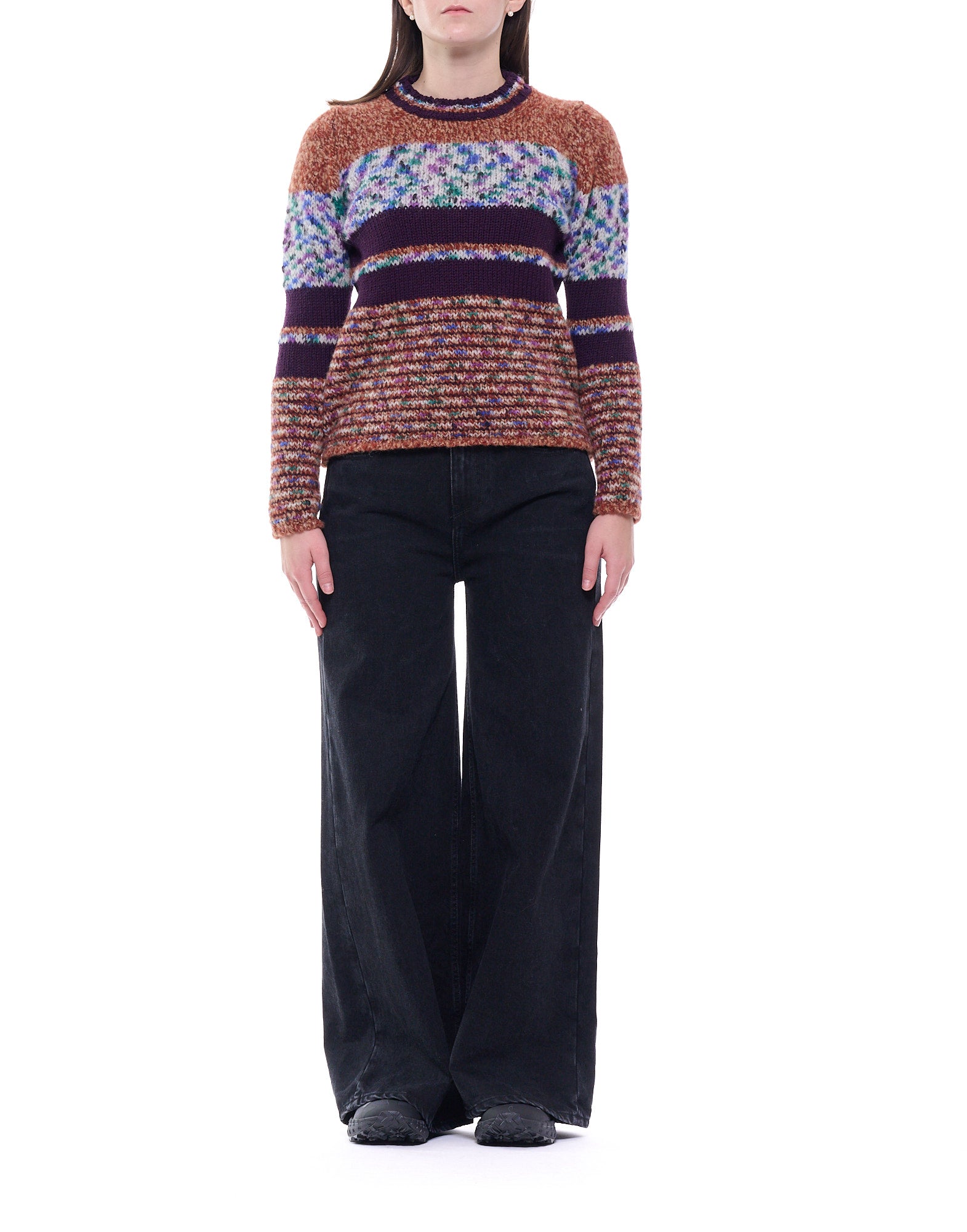 Multicolor Striped Wool Sweater