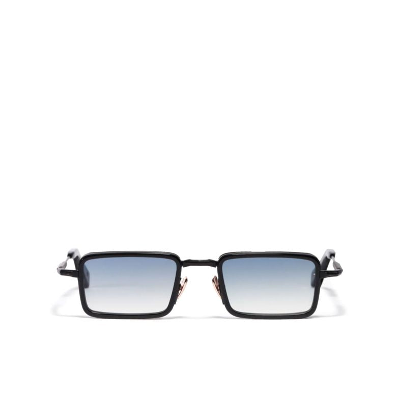 Pierce Rectangular Frame Sunglasses with Gradient Blue Lenses