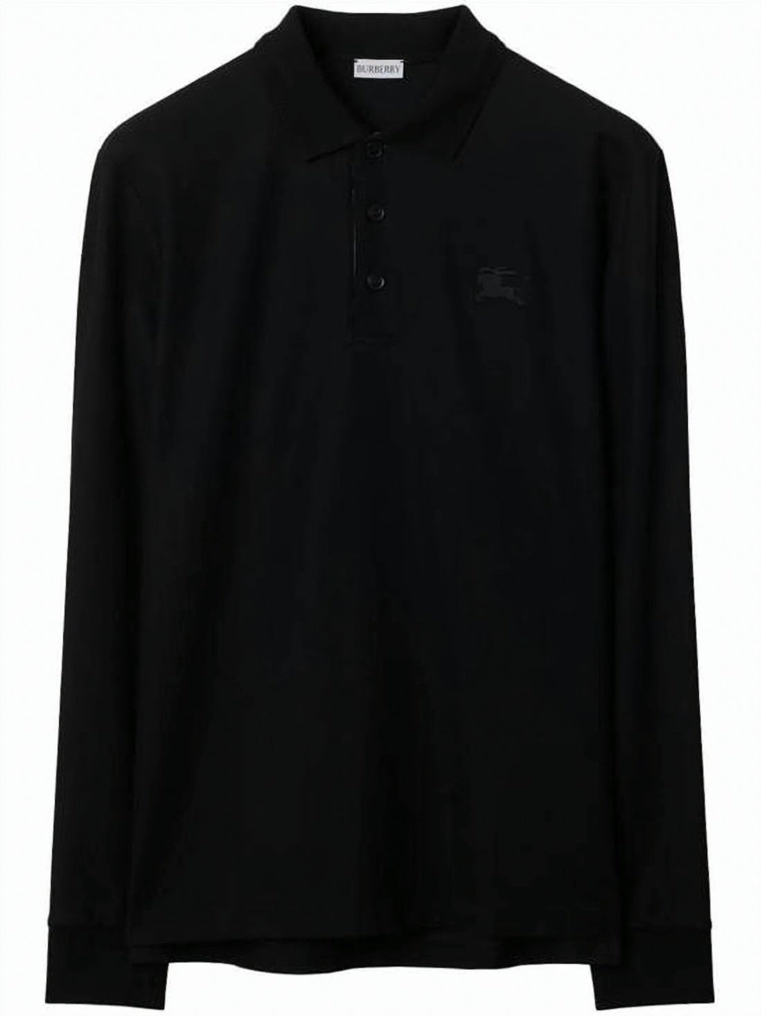 Long-Sleeve Polo Shirt with Classic Collar