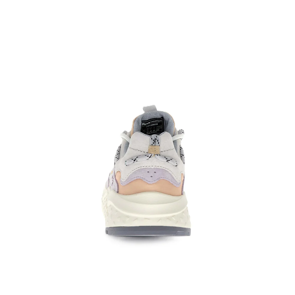 Fashion-Forward Chunky Sneakers with Suede and Mesh Panels
