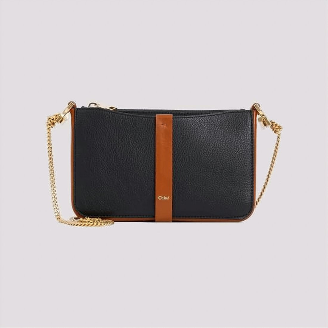 Textured Leather Crossbody Bag