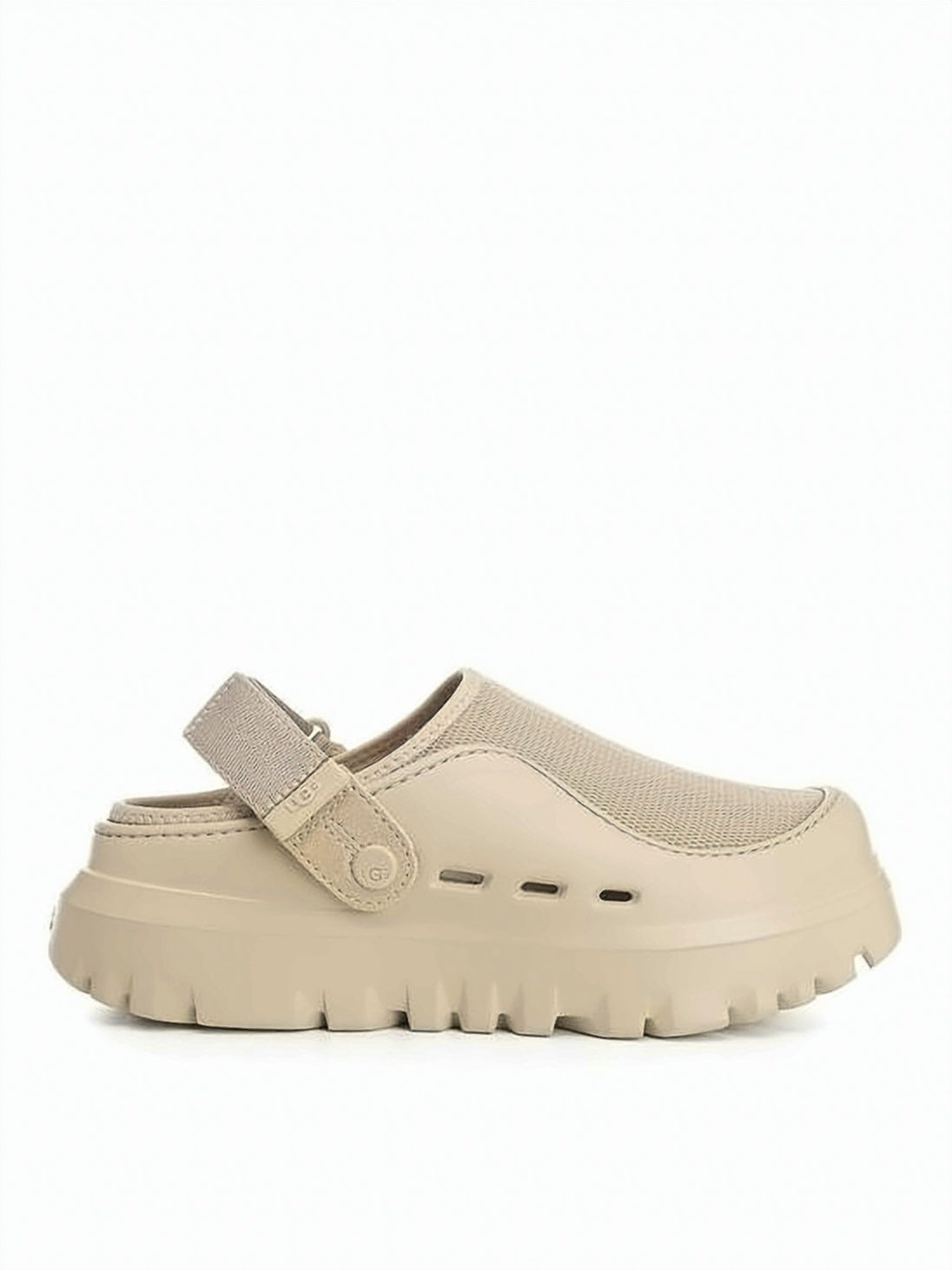 Rugged Slip-On Sandals with Breathable Mesh Upper