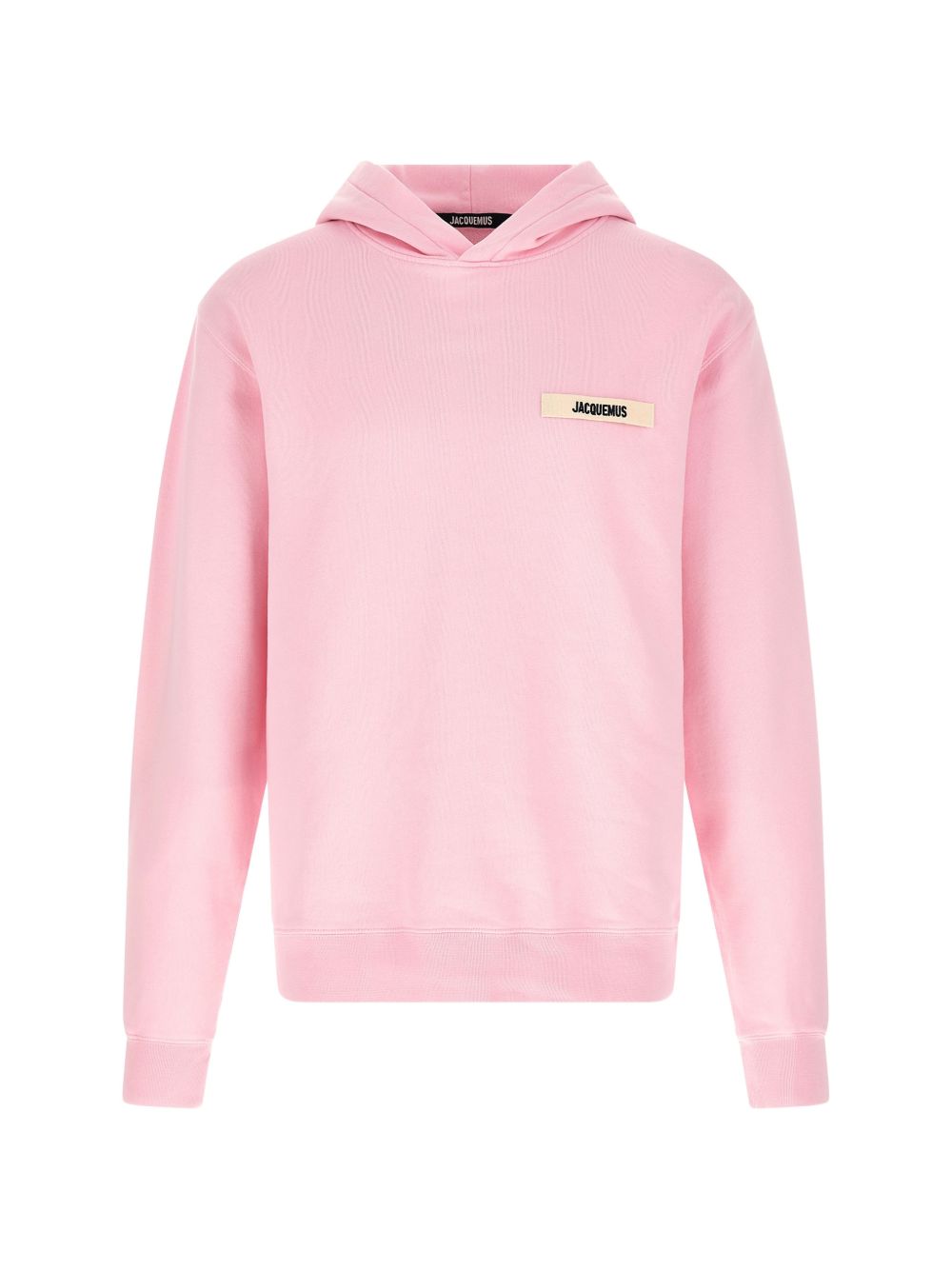 Pastel Pink Cotton Fleece Hoodie
