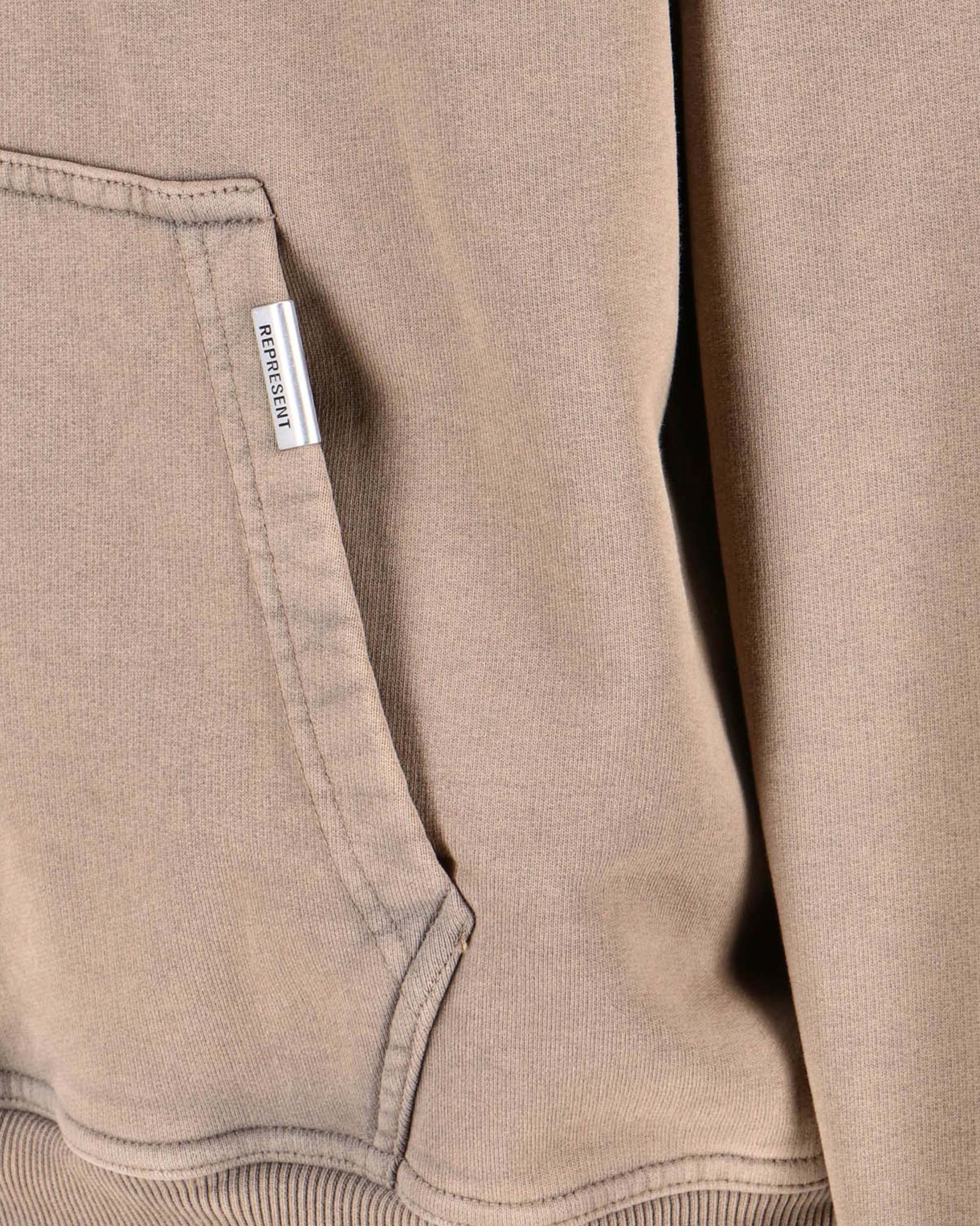 Relaxed Fit Cotton Hoodie With Contrast Stitching