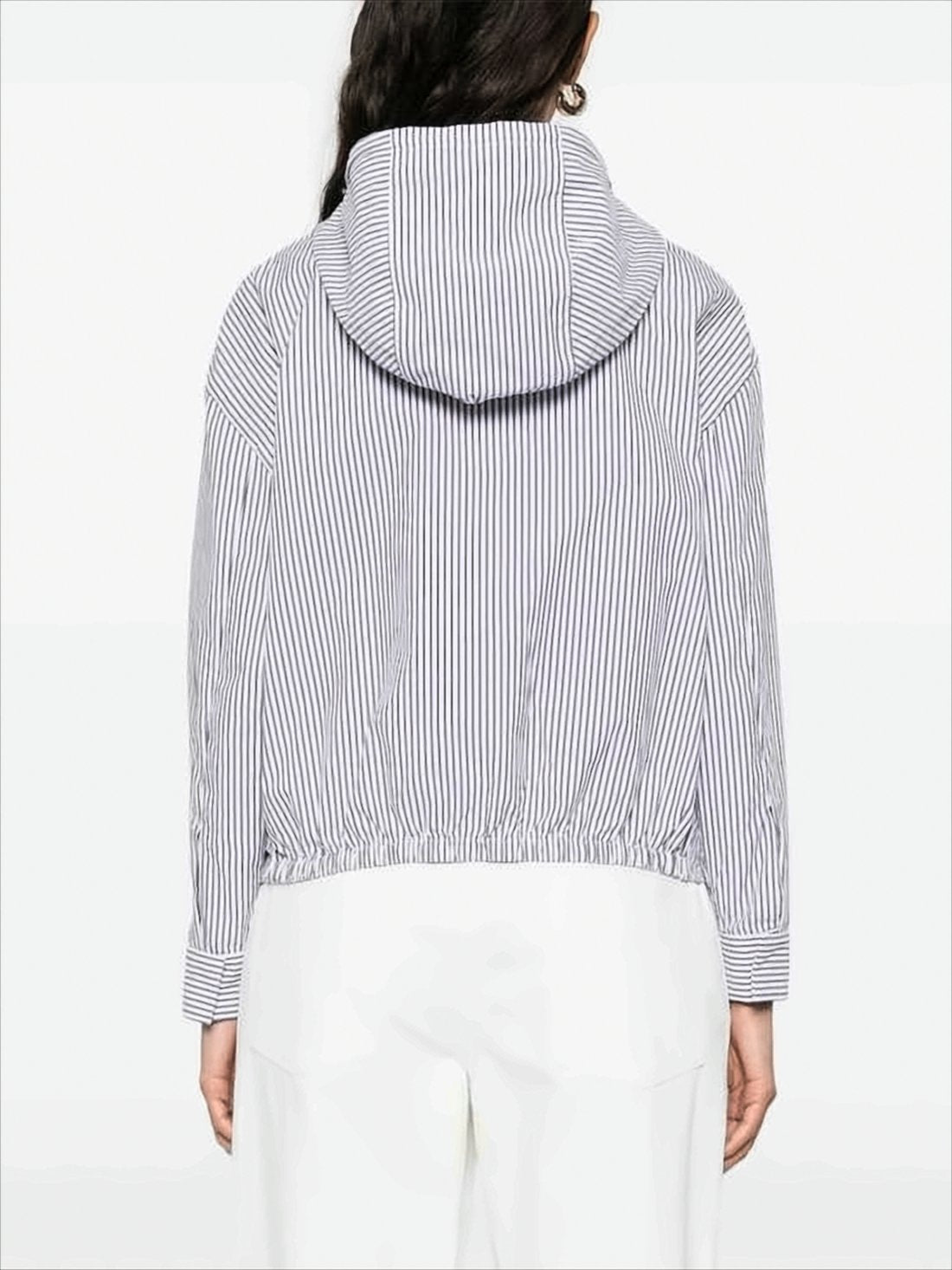 Lightweight Hooded Zip-Up Top