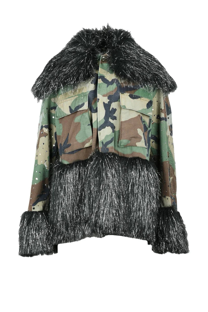 Vintage Canvas Jacket - Green/Black