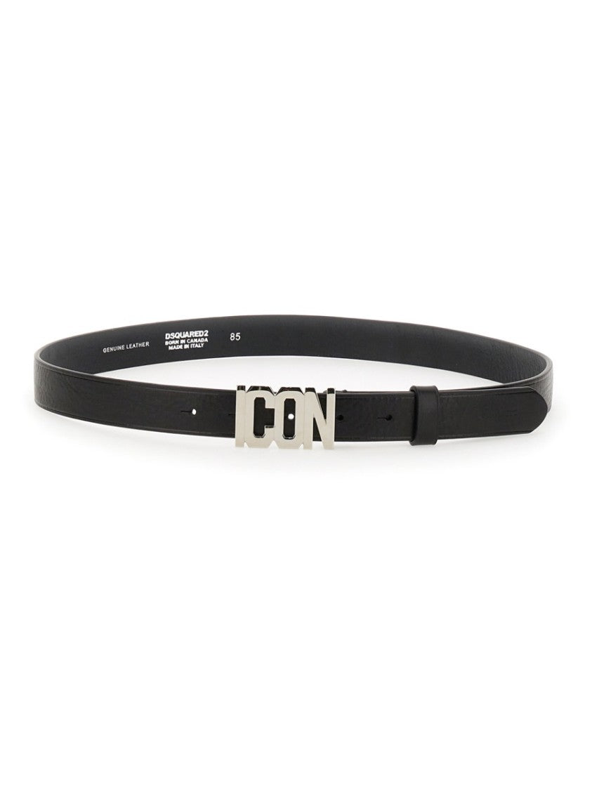 Black Leather Belt