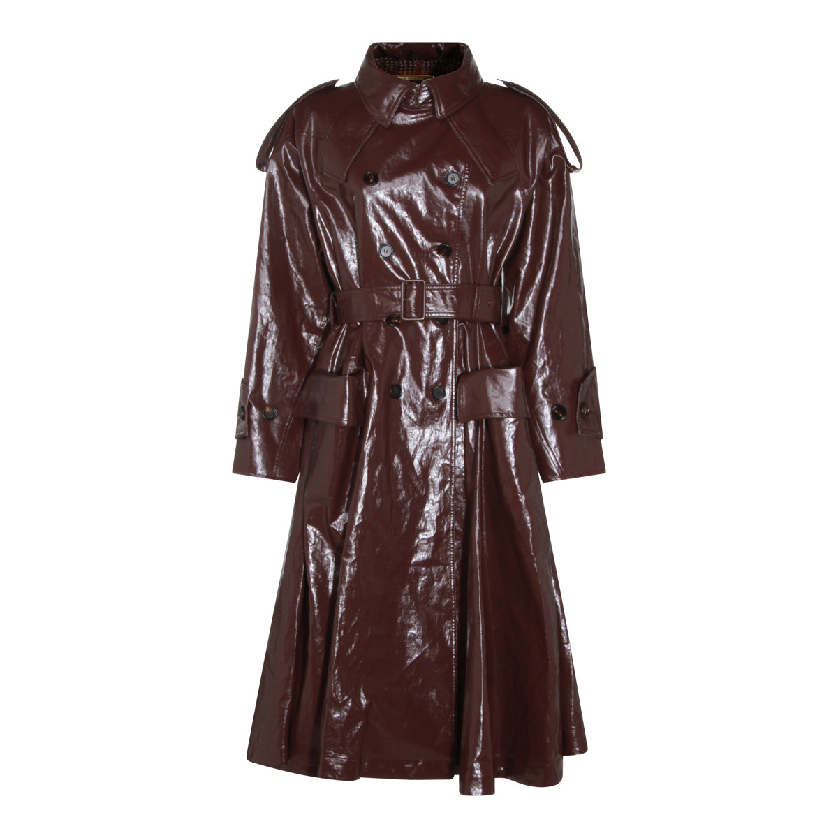 Dark Purple Trench Coat