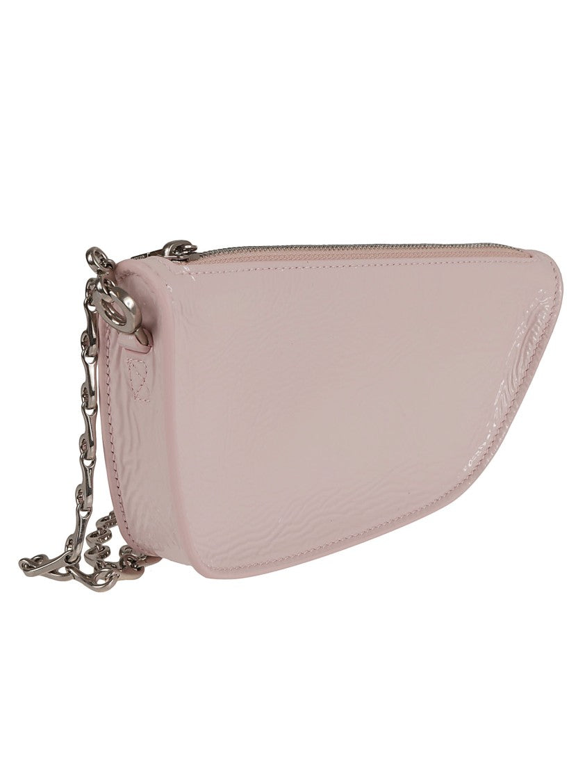 Curved Shape Bag With Chain Strap