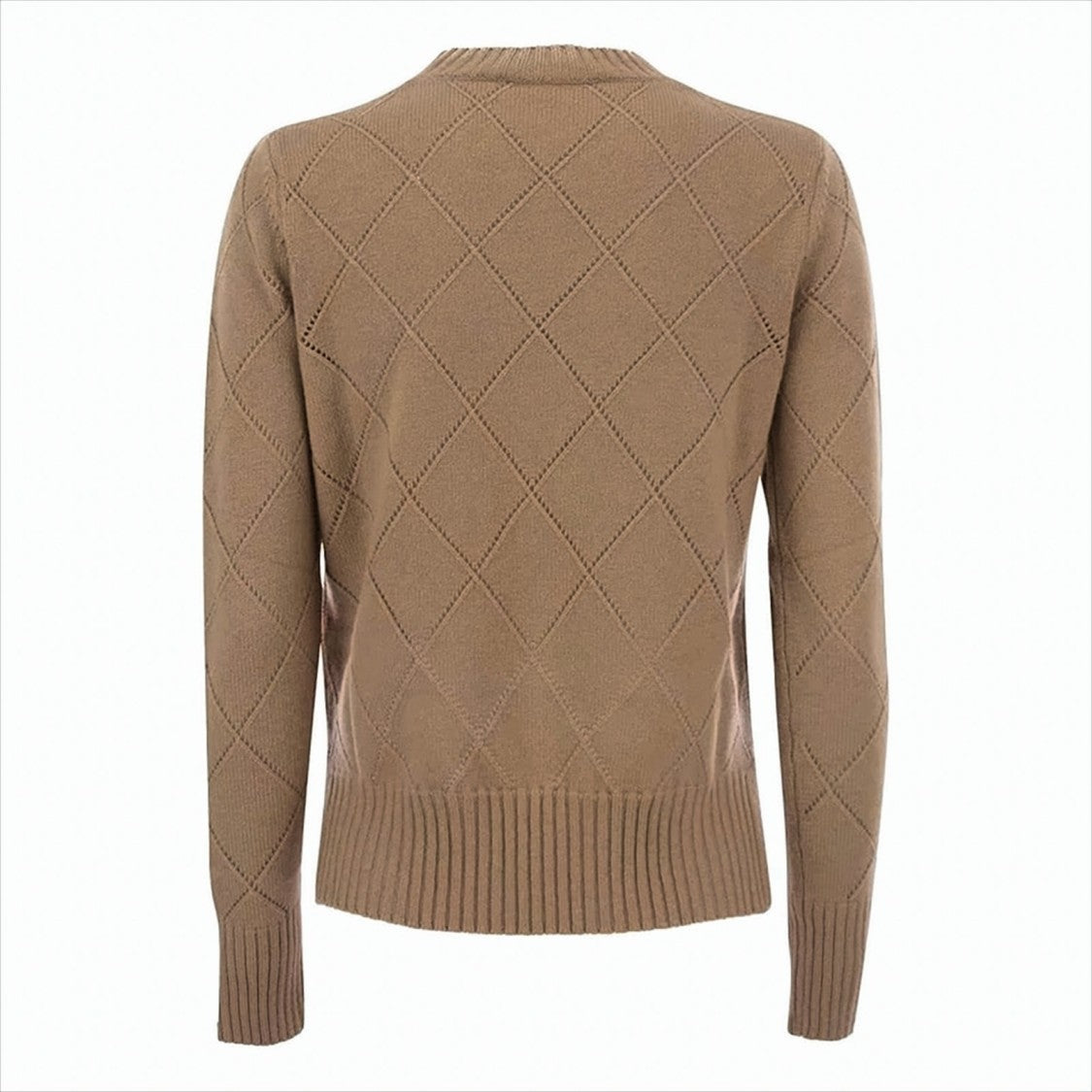 Diamond Pattern Knit Sweater