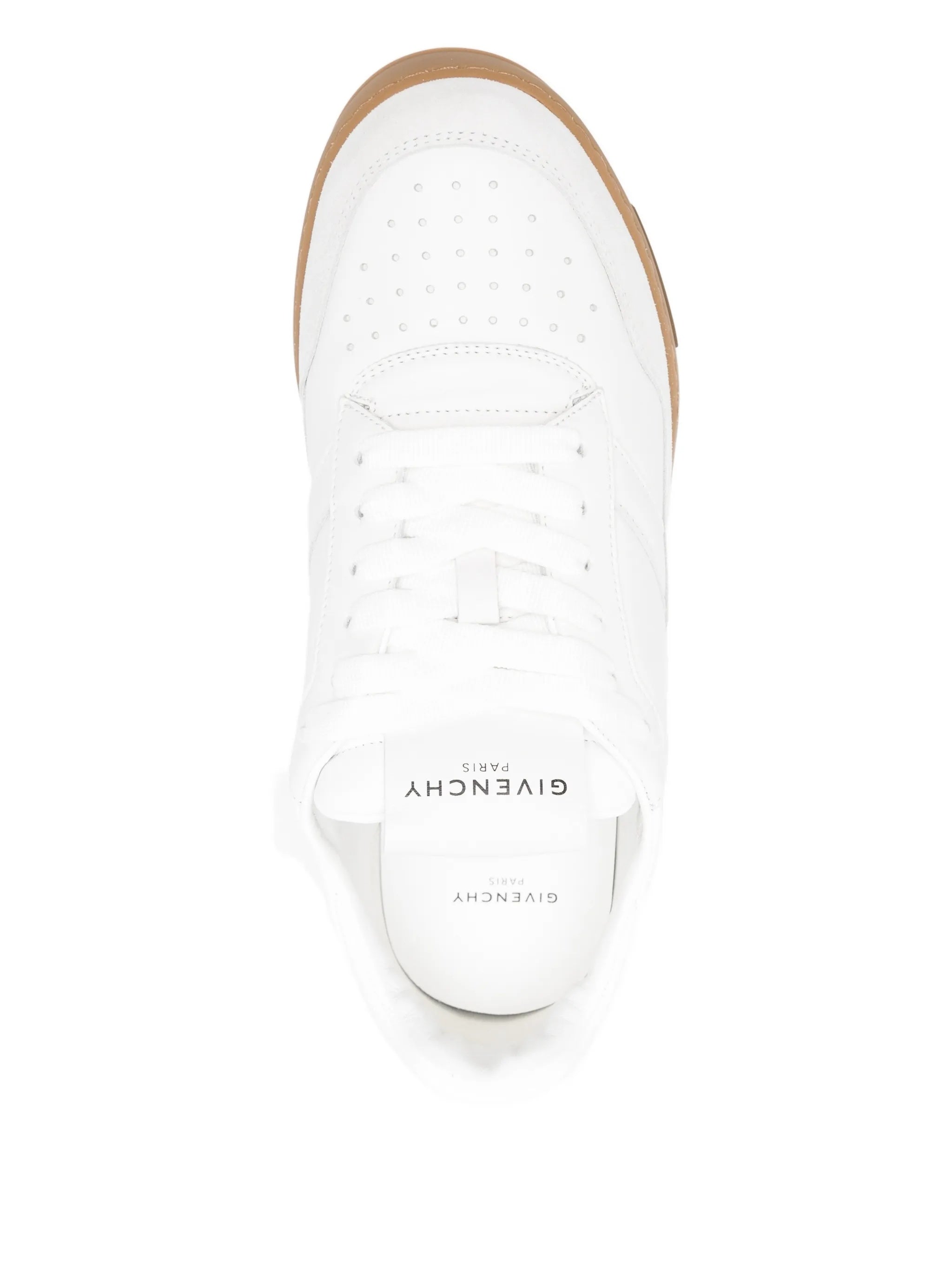 Yard Court White Calf Leather Sneakers