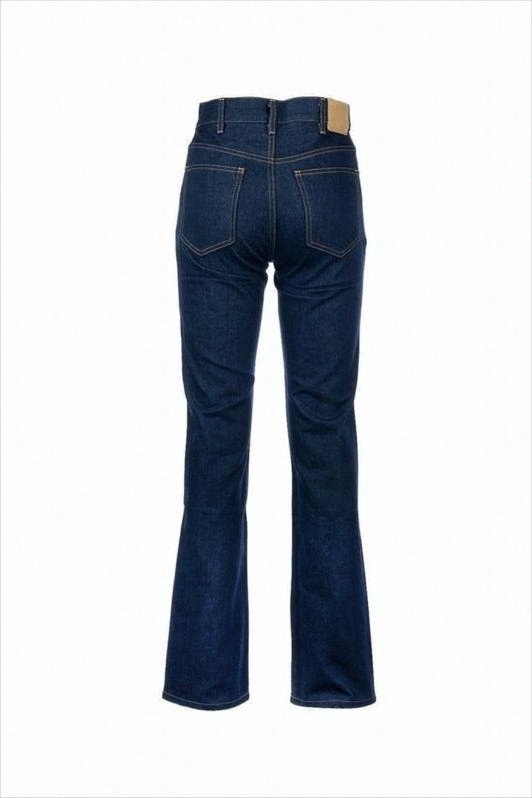 Deep Indigo Blue Denim Pants