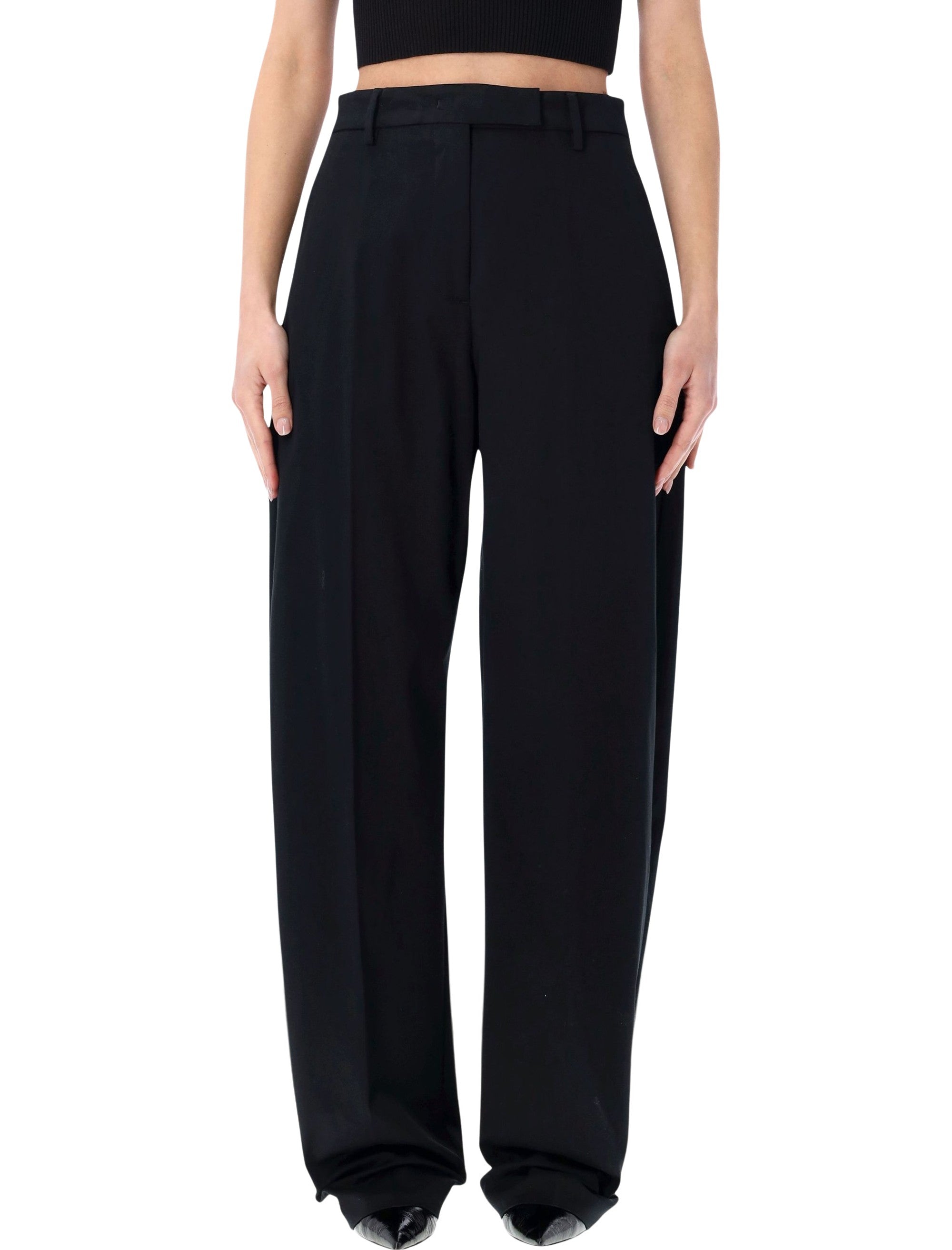 High-Waist Straight Dina Pants