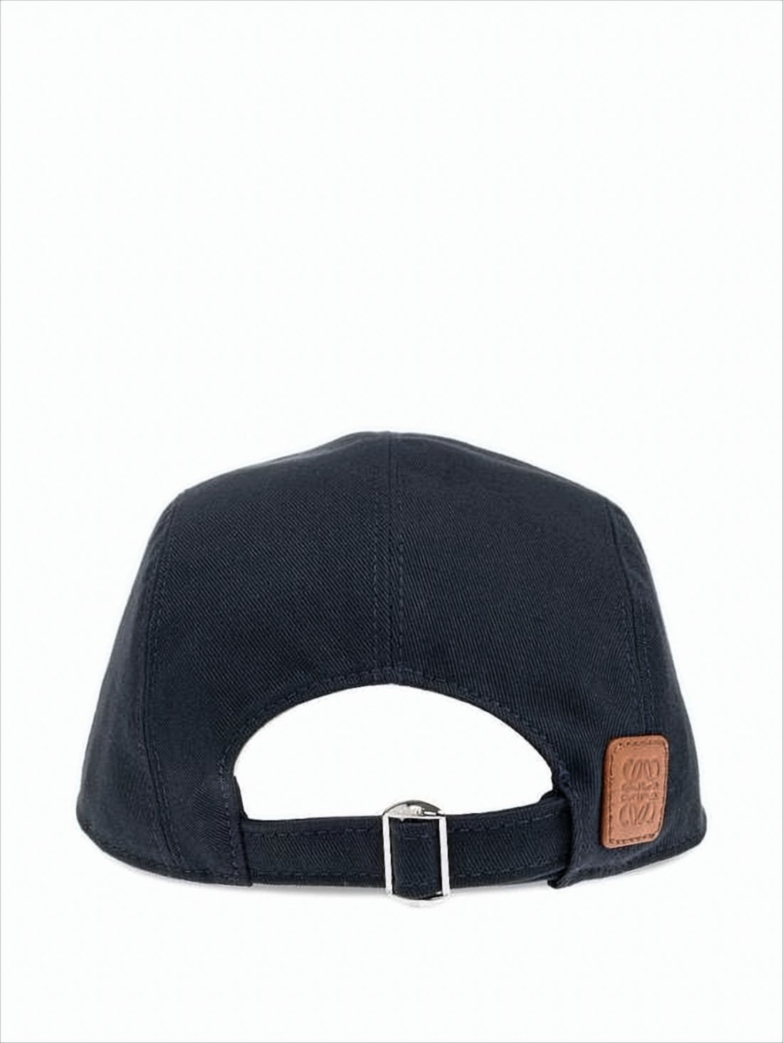 Structured Cotton Cap with Contrasting Embroidery