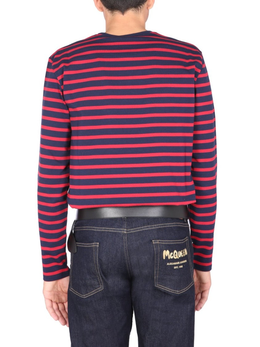 Long-Sleeve Crew Neck T-Shirt
