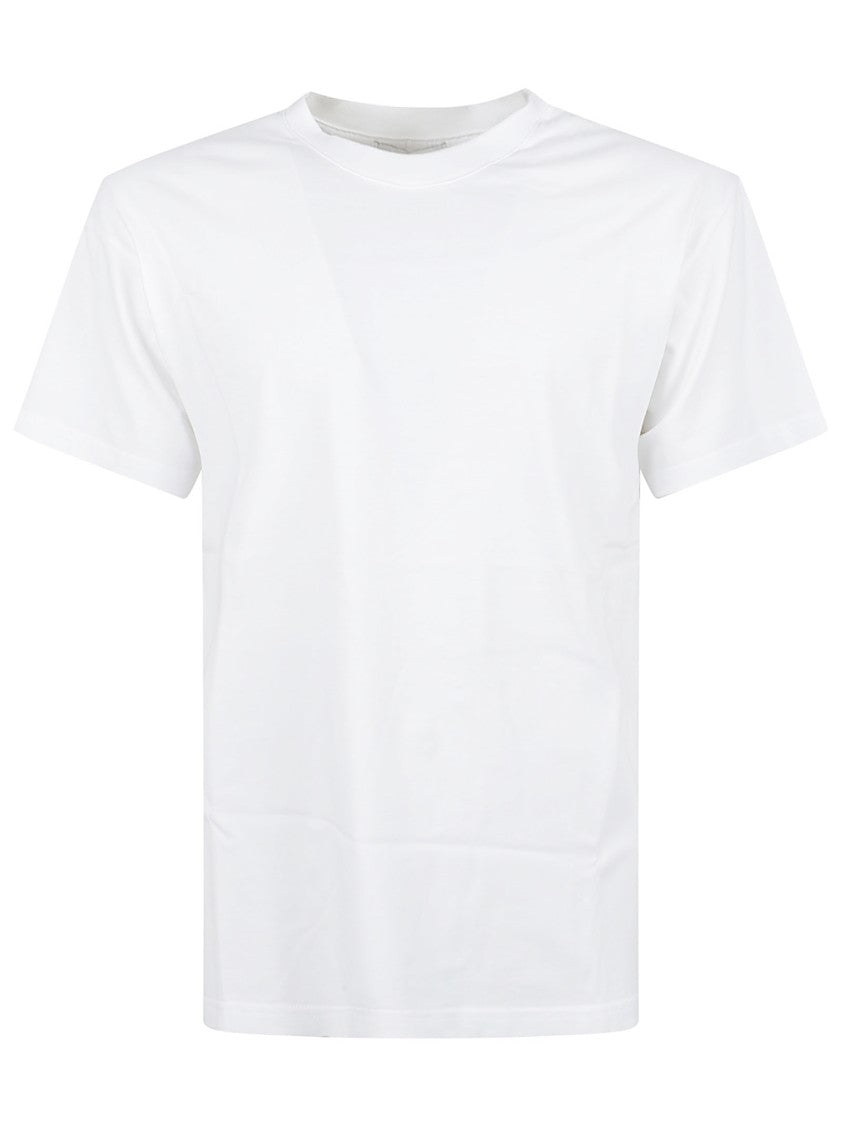 Crew Neck T-Shirt With Ribbed Neckline