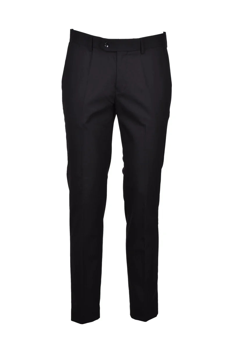Suit Rounded Jacket - Black
