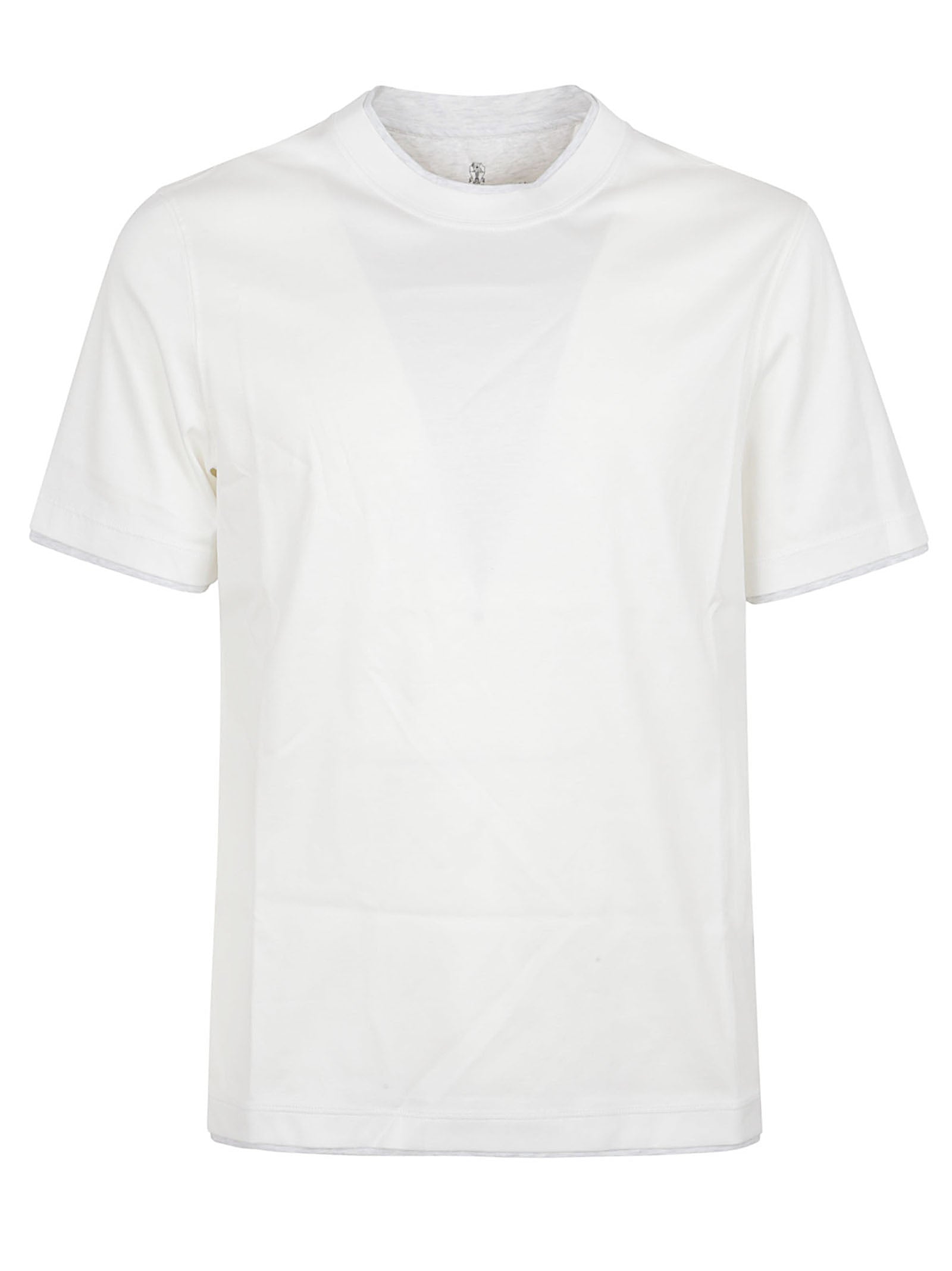 Crew Neck T-Shirt in Soft Cotton Fabric