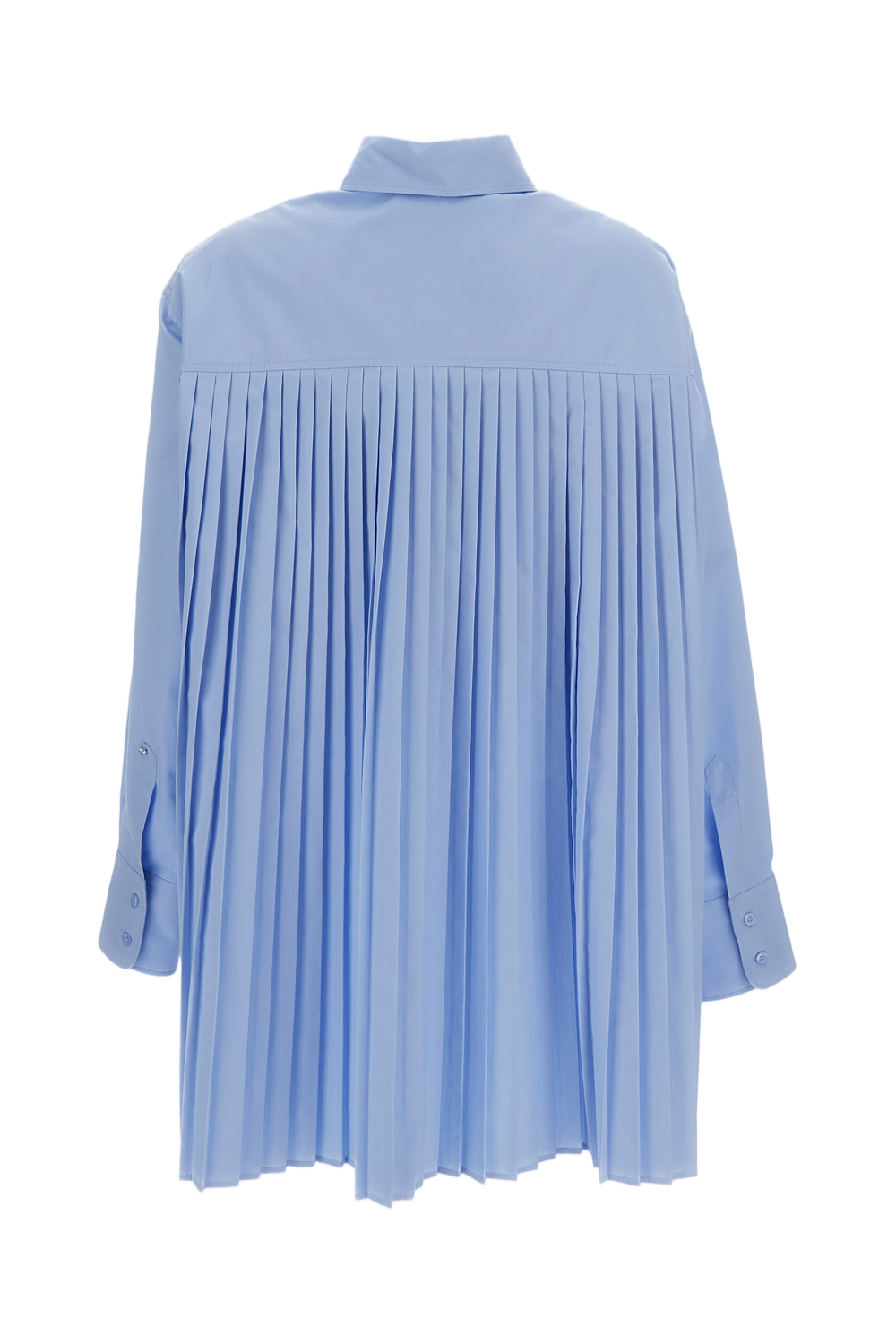 Light Blue Nespola Cotton Shirt Dress