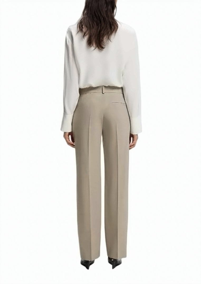 Tilda9 Melange Straight Leg Trousers