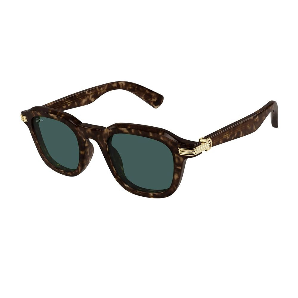 Ct0536S Première De Havana Acetate Square Sunglasses