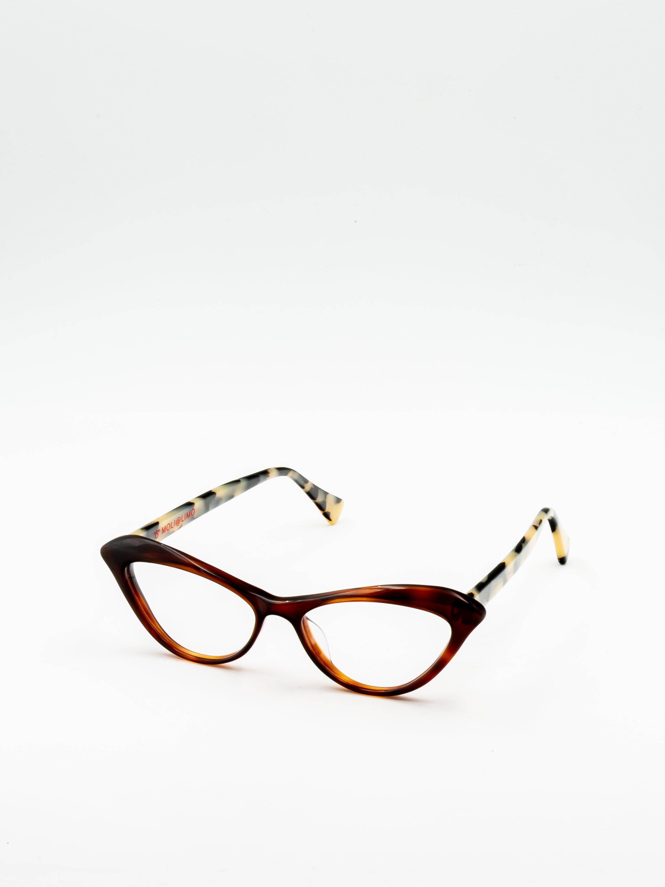 Chic Cat-Eye Optical Frames in Rich Brown