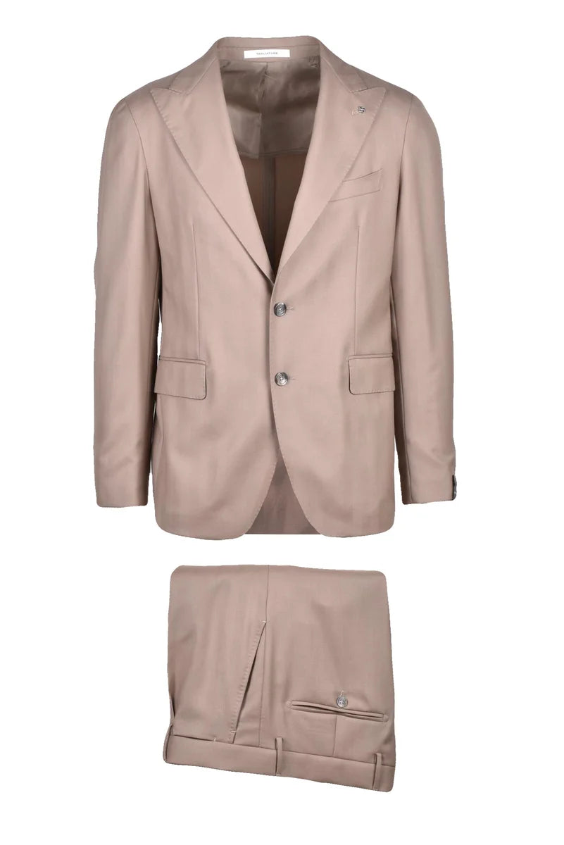 Virgin Wool Suit - Beige