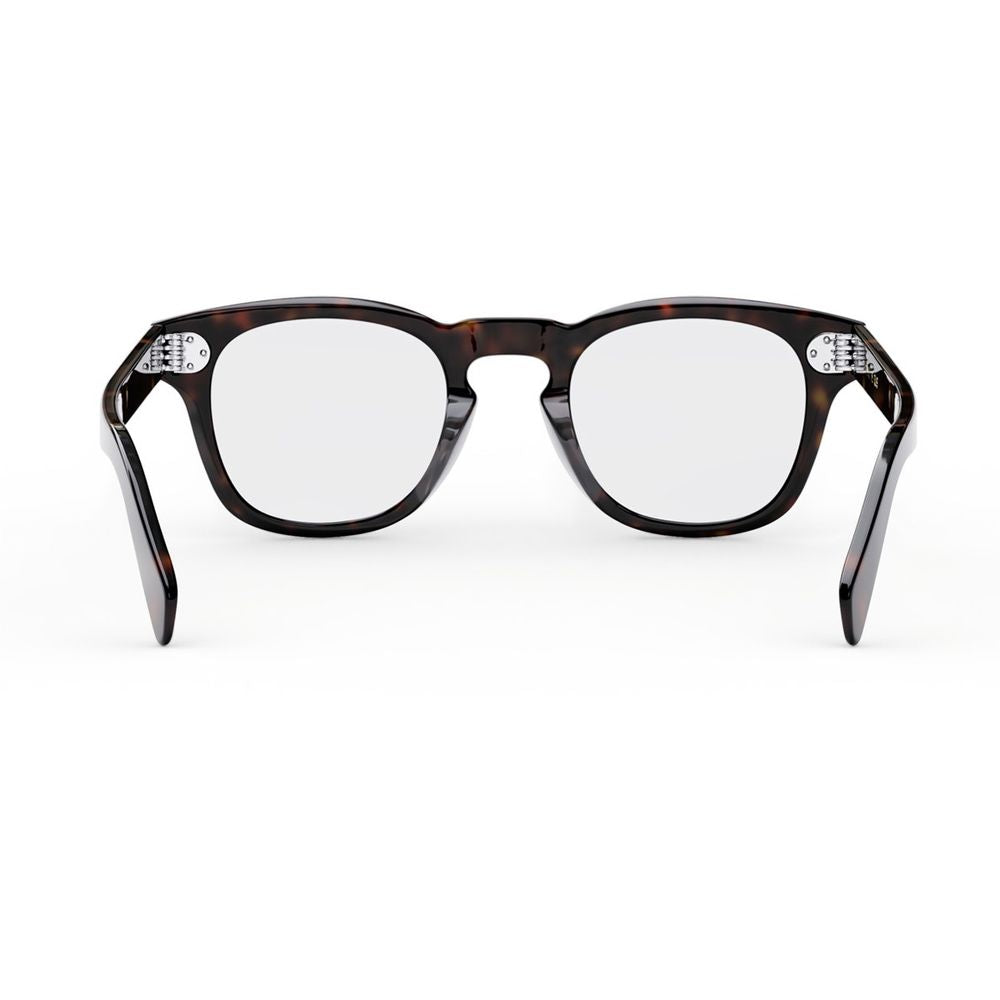 3 Dots Hd Havana-Pattern Squared Frame Sunglasses