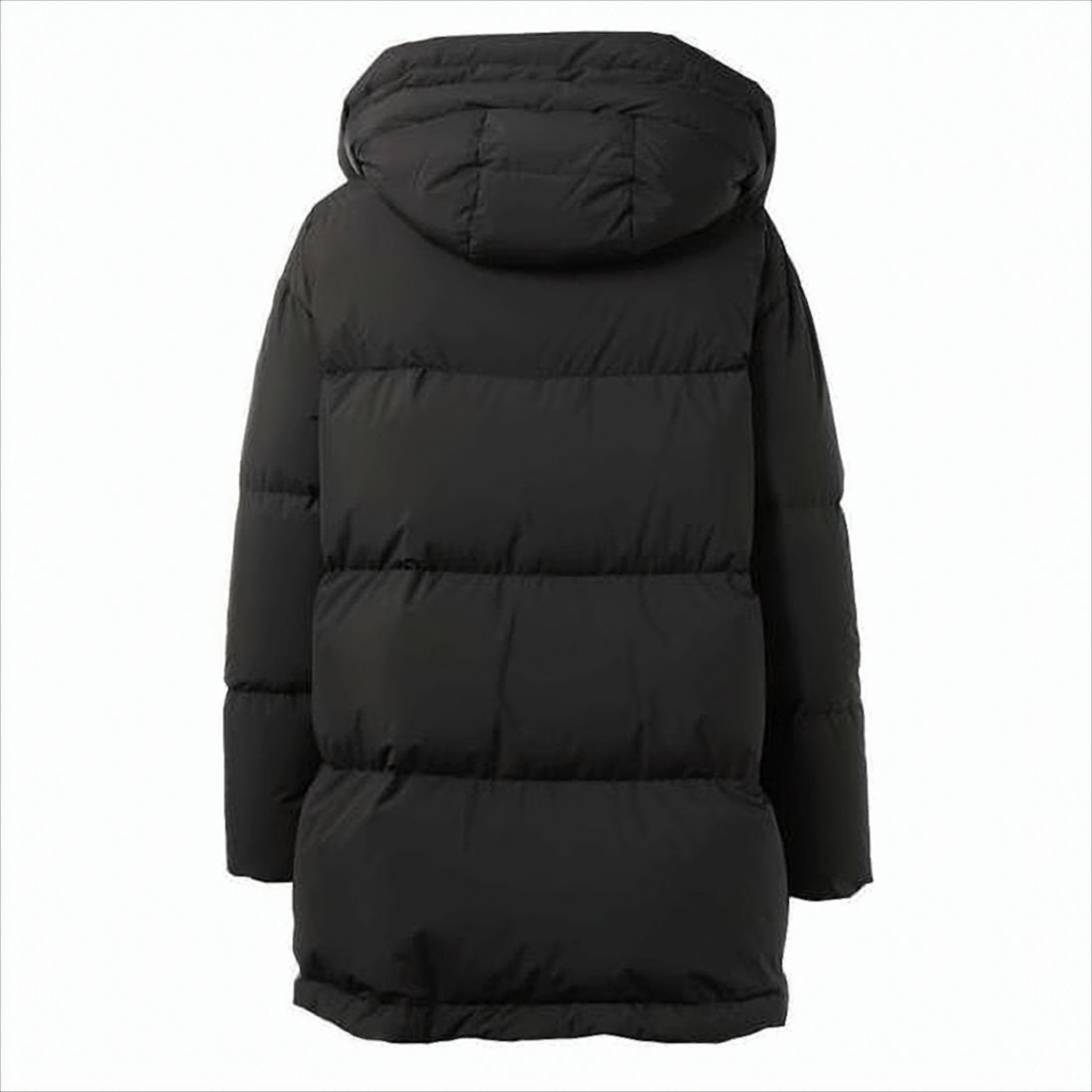 Padded Quilted Down Jacket with Hood