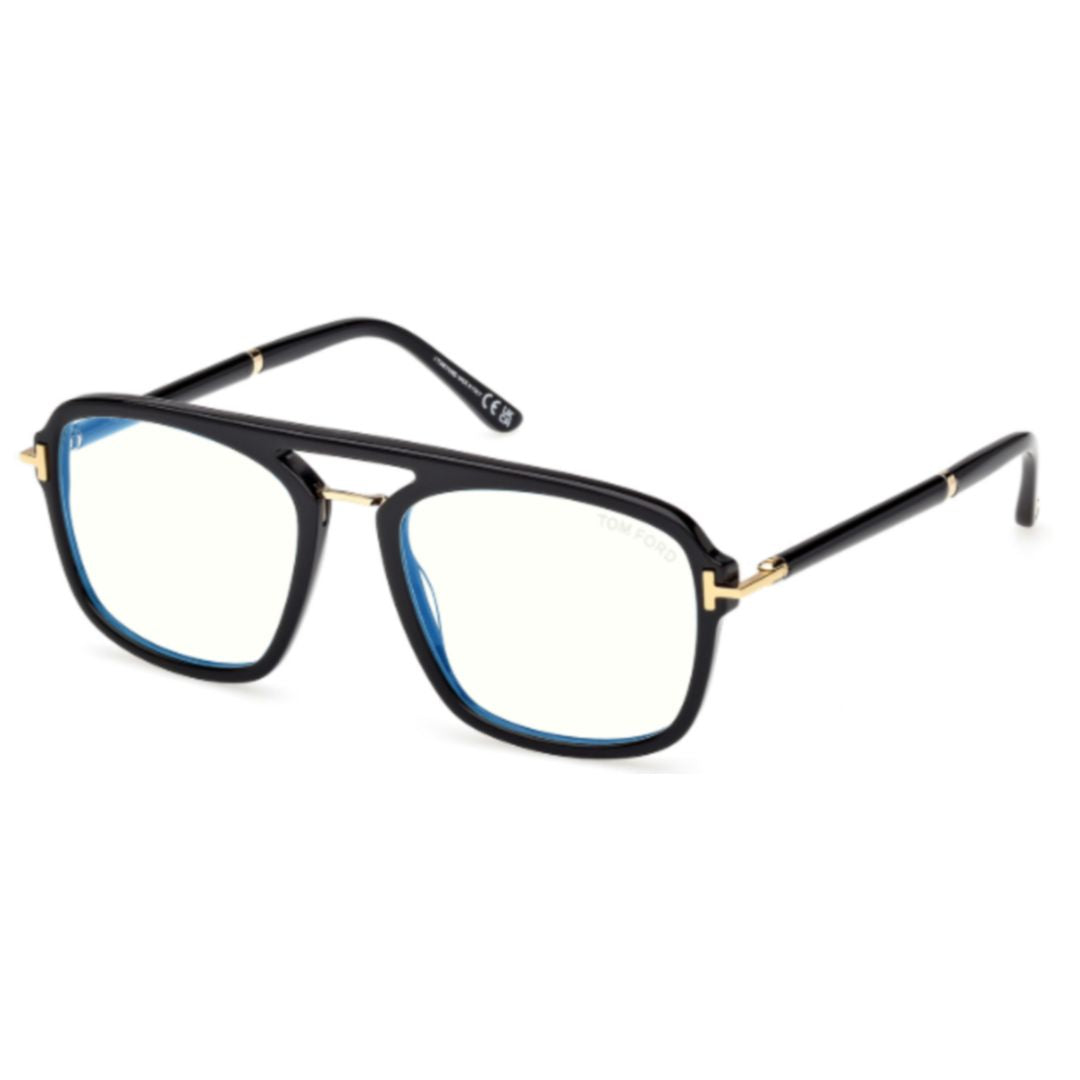 Ft6086-B Bold Square Frame Eyeglasses